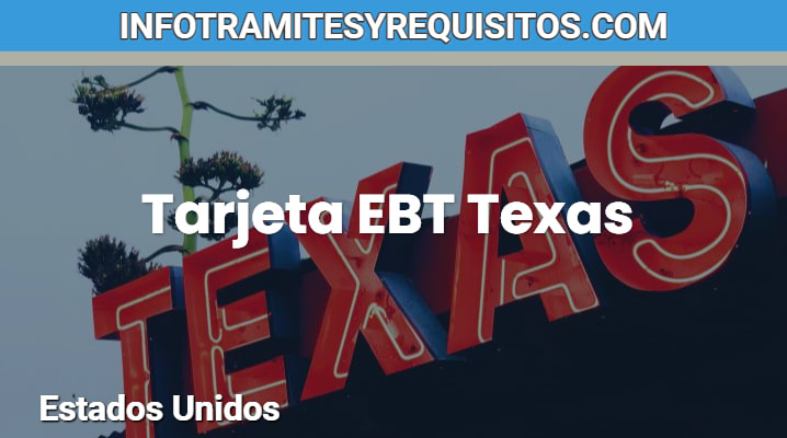 Tarjeta EBT Texas 